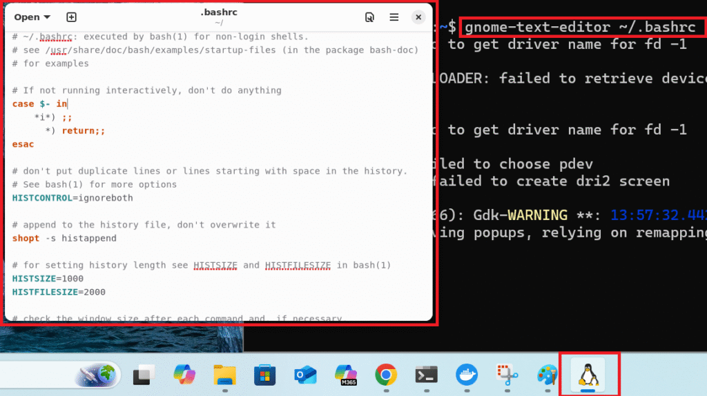 WSL2のgnome-text-editorをCLIで起動