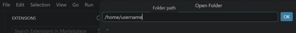 WSLのフォルダをVS Codeから開く