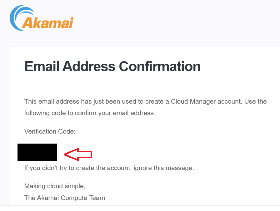 Akamai verification code